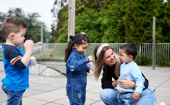 Outdoor playing