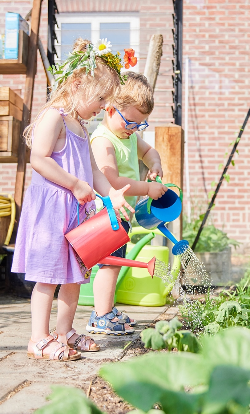 Samen ontdekken in de moestuin