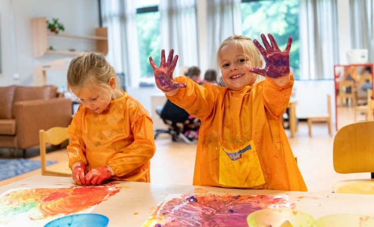 Schilderen bij Kiekeboe en Olke Bolke