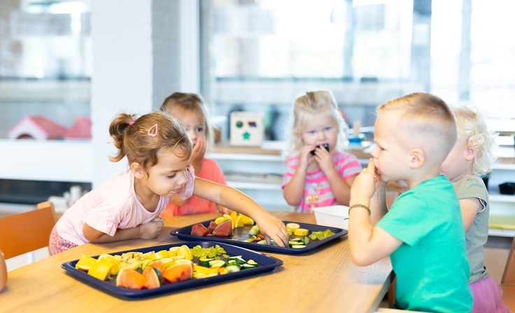 Fruit eten bij Kruimelhoek